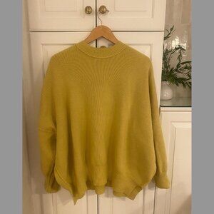 Free People Easy Street Sweater size XS Yellow